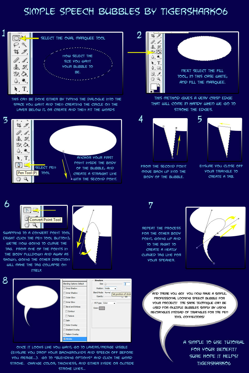 Speech Bubbles Tutorial