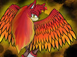 Spirit's Phoenix mode 2 by BlueButterflyes