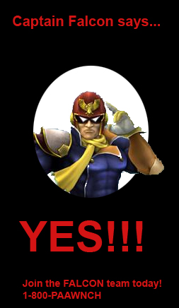 Captain Falcon wants YOU