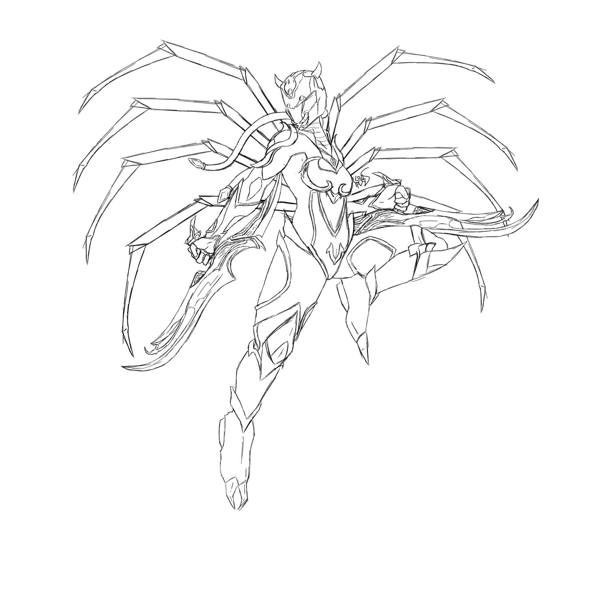 Com - Maynar (sketch) by WebbedSpiders on DeviantArt