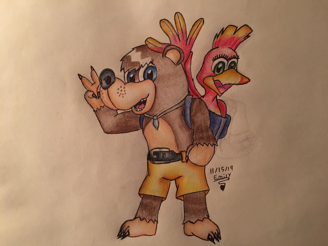 :Bear and Birb duo!: