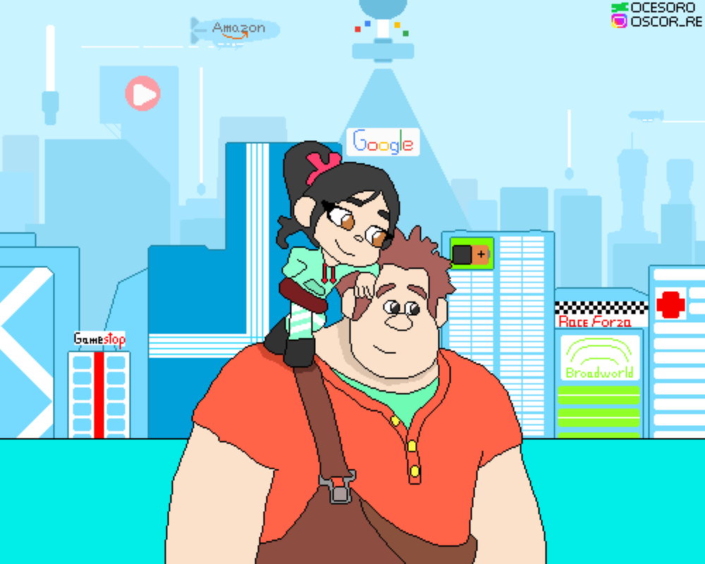 Wreck It Ralph - Pixel Art by Ocesoro on DeviantArt