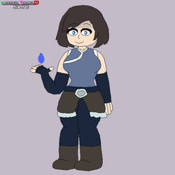 Korra - Pixel Art by Ocesoro