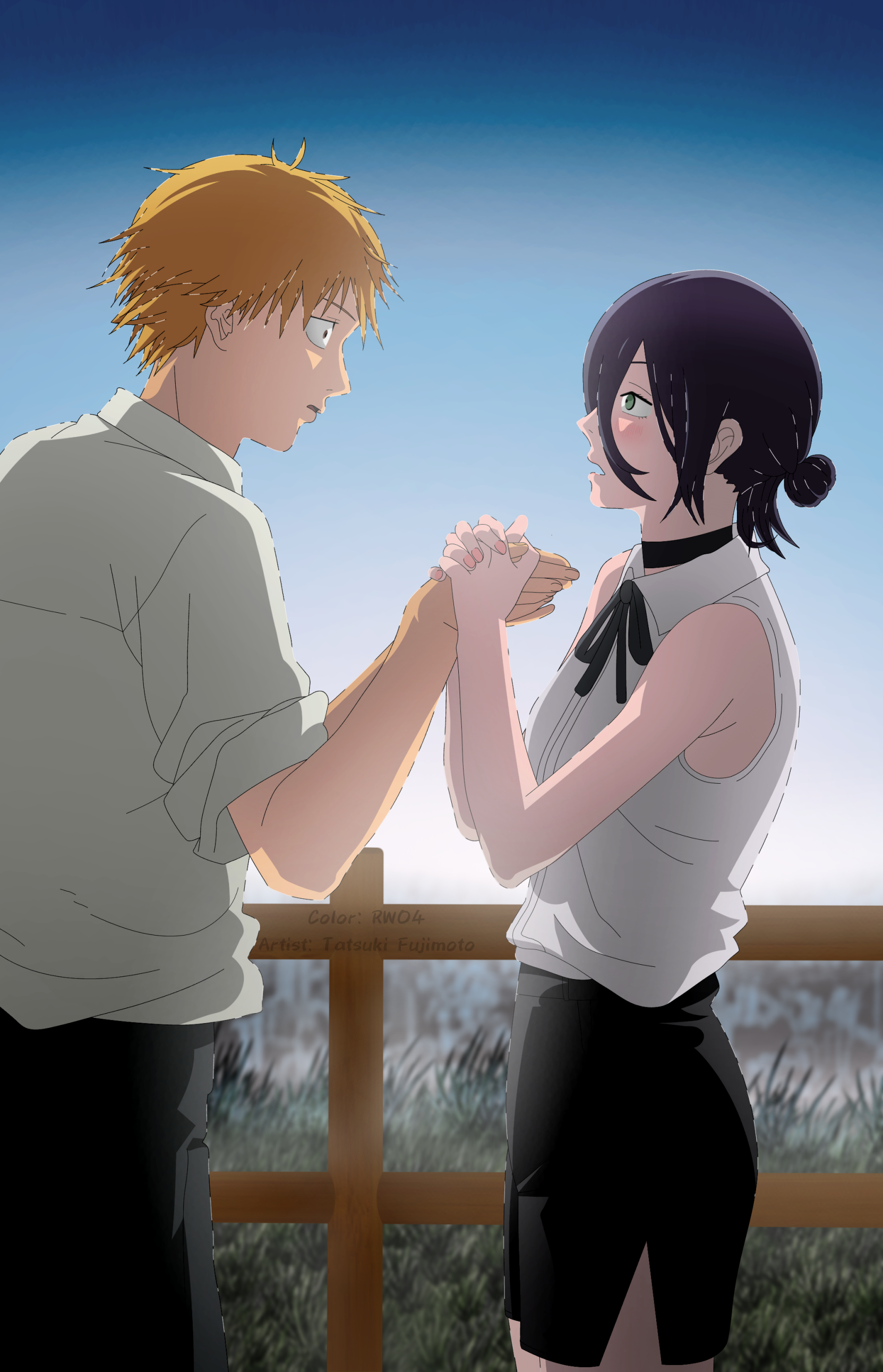 Color: Denji x Reze Chainsaw man manga by UnionXW04 on DeviantArt