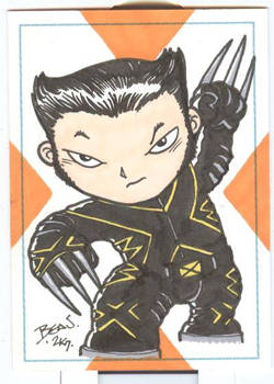 Chibi-Wolvie Sketchcard