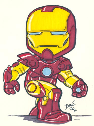 Chibi-Iron Man 3.