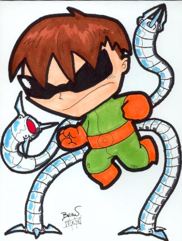 Chibi-Doc Ock 2. by hedbonstudios on DeviantArt