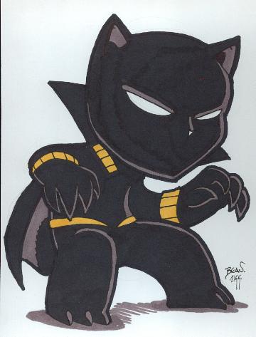 Chibi-Black Panther.