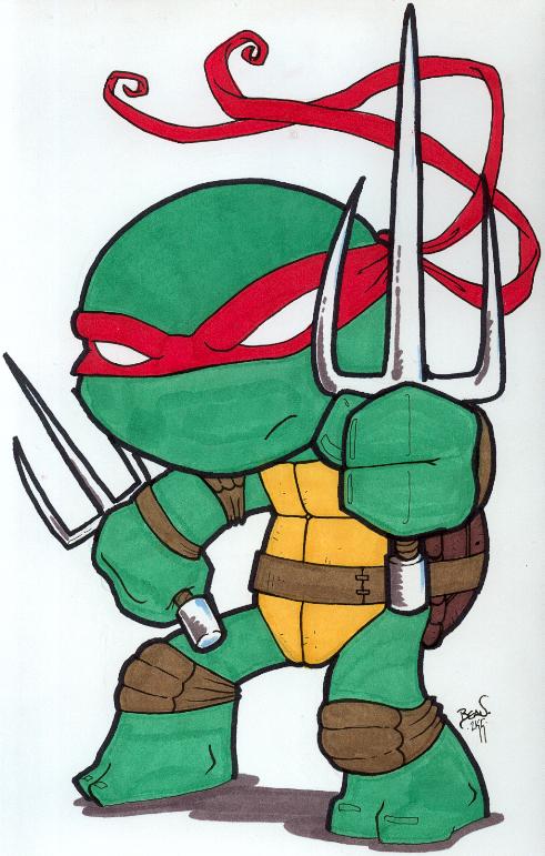 Chibi-Raphael. by hedbonstudios on DeviantArt