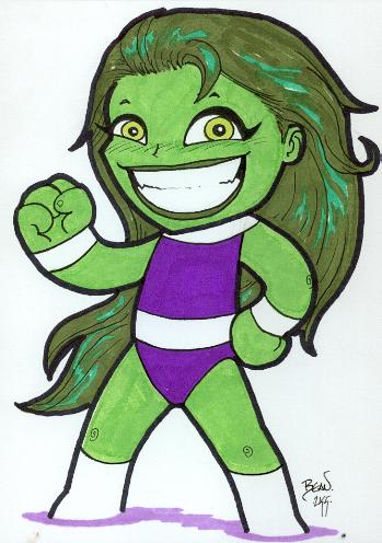 Chibi-She-Hulk.