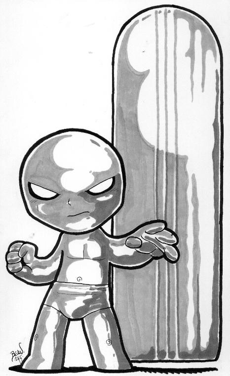 Chibi-Silver Surfer.