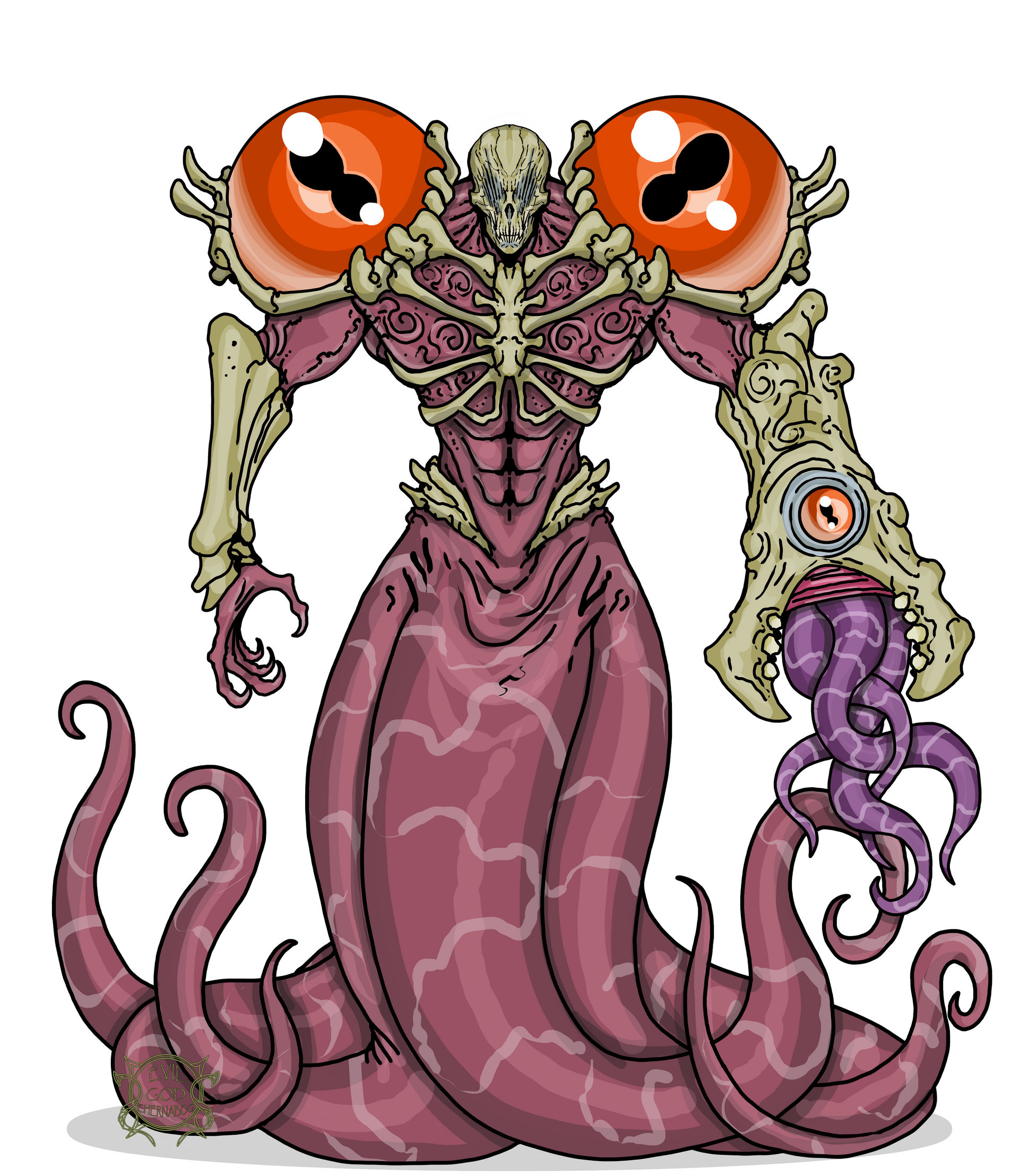 Slithering Death TyKronus the slithering Death by Evil-God-Chernabog on DeviantArt