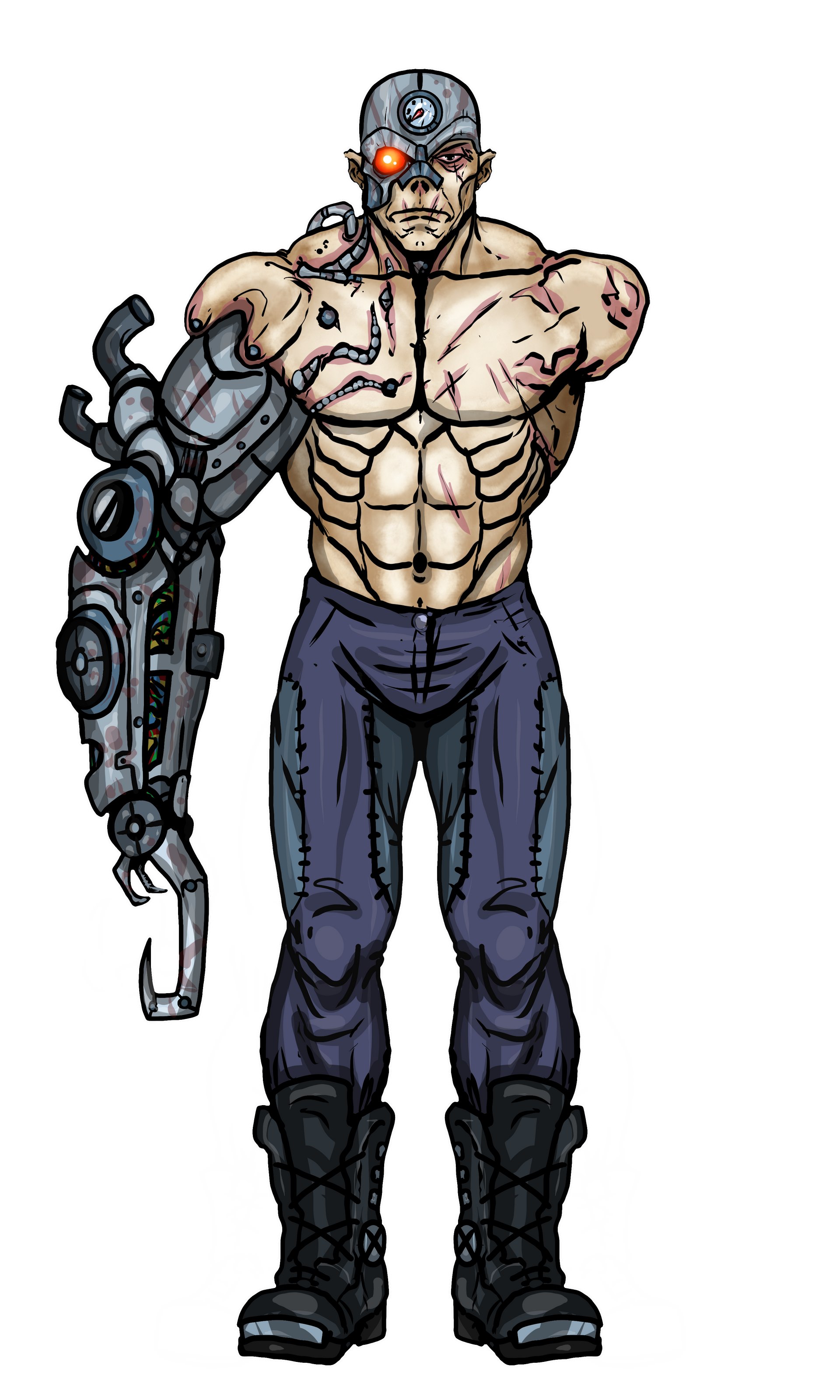 Mean Machine Paint Mean Machine Angel (Judge Dredd) by Evil-God-Chernabog on DeviantArt