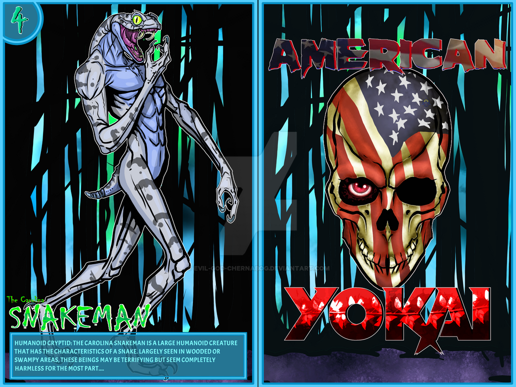 American Yokai: The Carolina Snakeman by Evil-God-Chernabog on DeviantArt