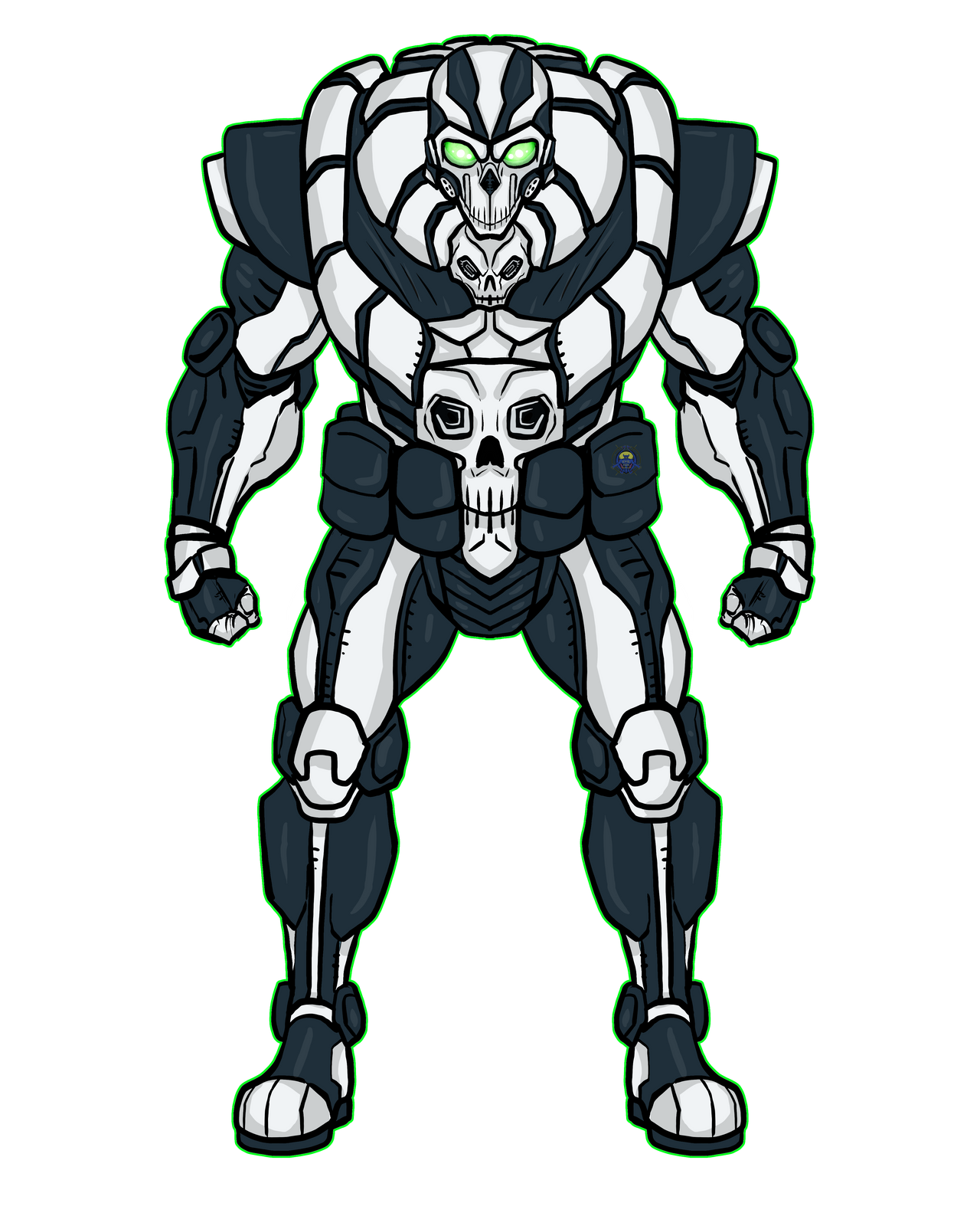 Brain Ridges Armor Skull armor concept by SHIN-CHERNABOG on DeviantArt