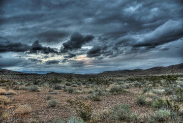 Stormy Desert