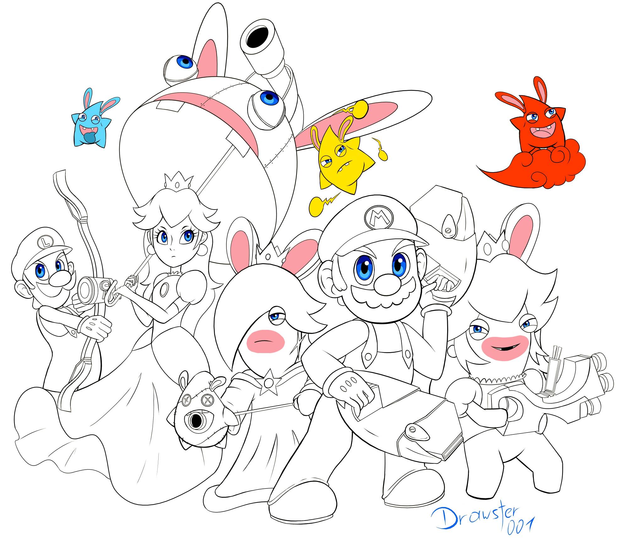Mario + Rabbids Sparks of Hope WIP by drawster001 on DeviantArt