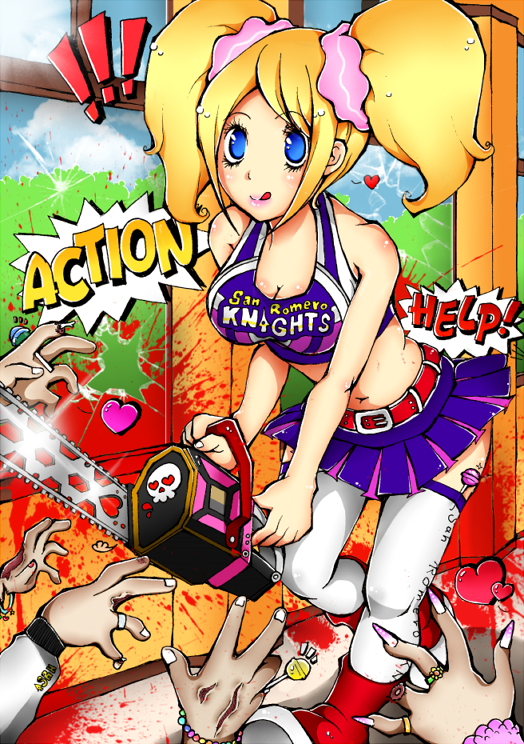 Lollipop Chainsaw Motion Poster by uLtRaMa6nEt1cART on DeviantArt