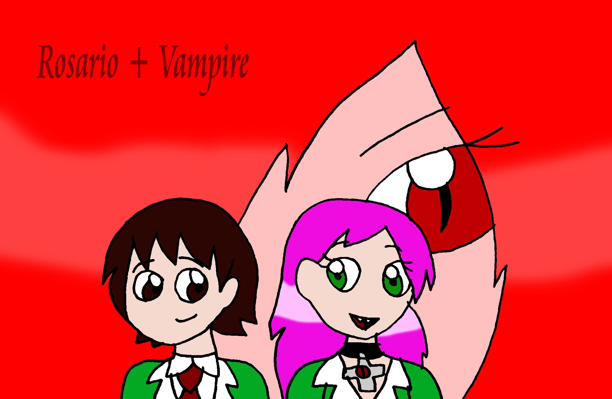 Vampiro Rosa rosario vampire wallpaper 2 by missjumpcity on DeviantArt