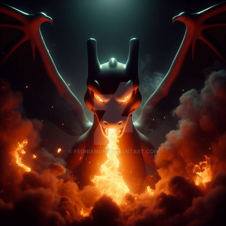 Charizard Smoke and Fire by FeonixMon on DeviantArt