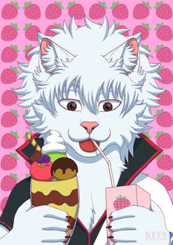 Gintoki as a cat