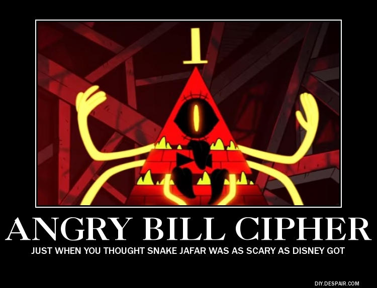 Bill Cipher Inverting Face Bill Cipher Poster by kempman17 on DeviantArt