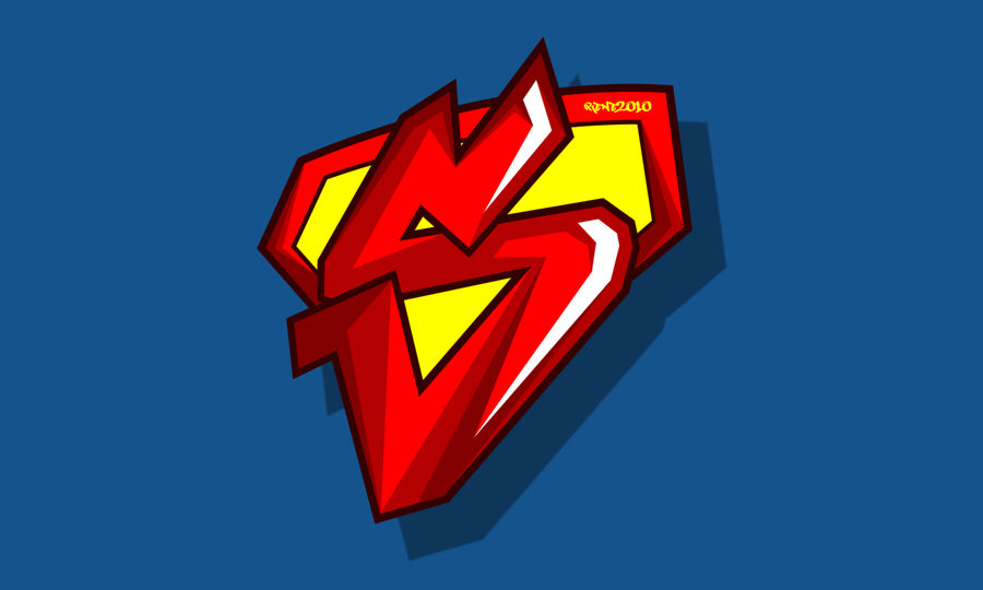 Superman - Graffiti Logo