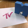 MTV - Papercraft Logo 3