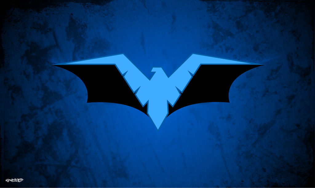 Nightwing - Batman Logo Wallpaper