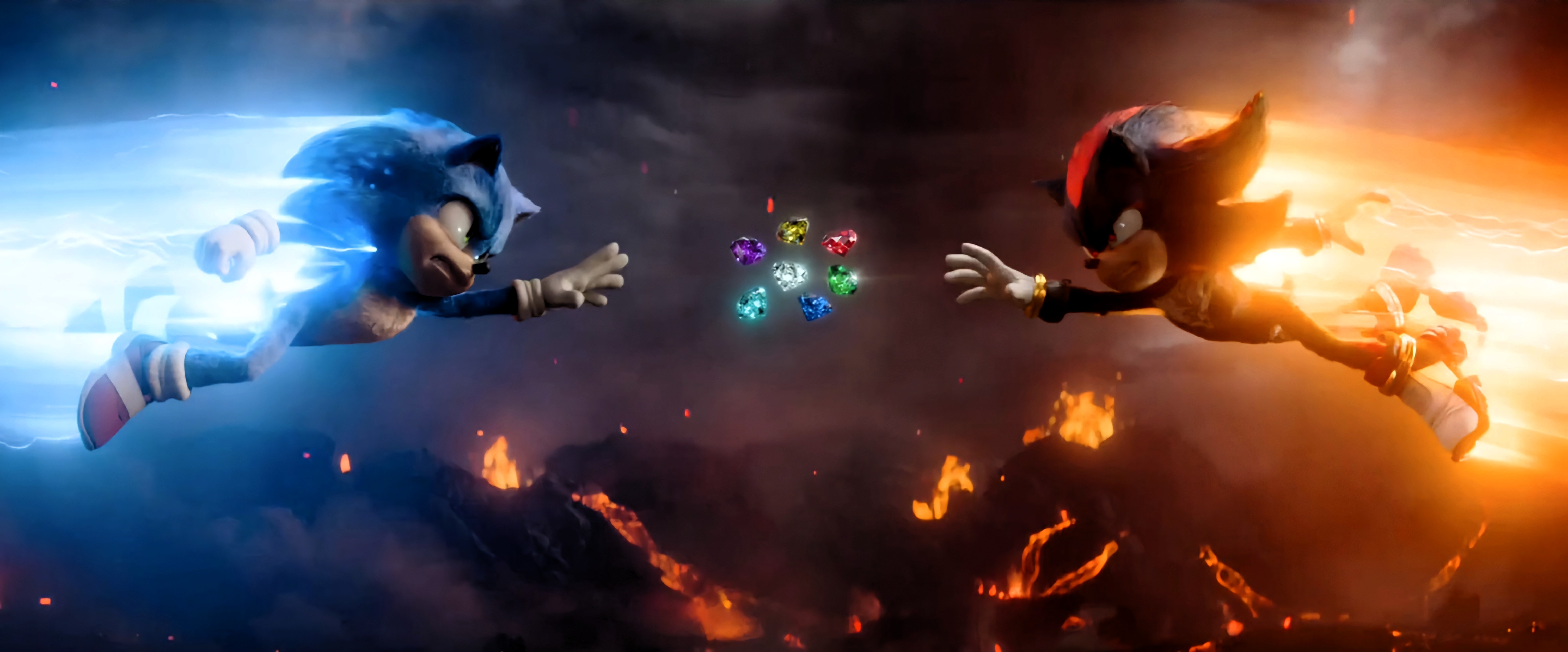 Super Sonic and Super Shadow by SpongeBobHeroesYt on DeviantArt