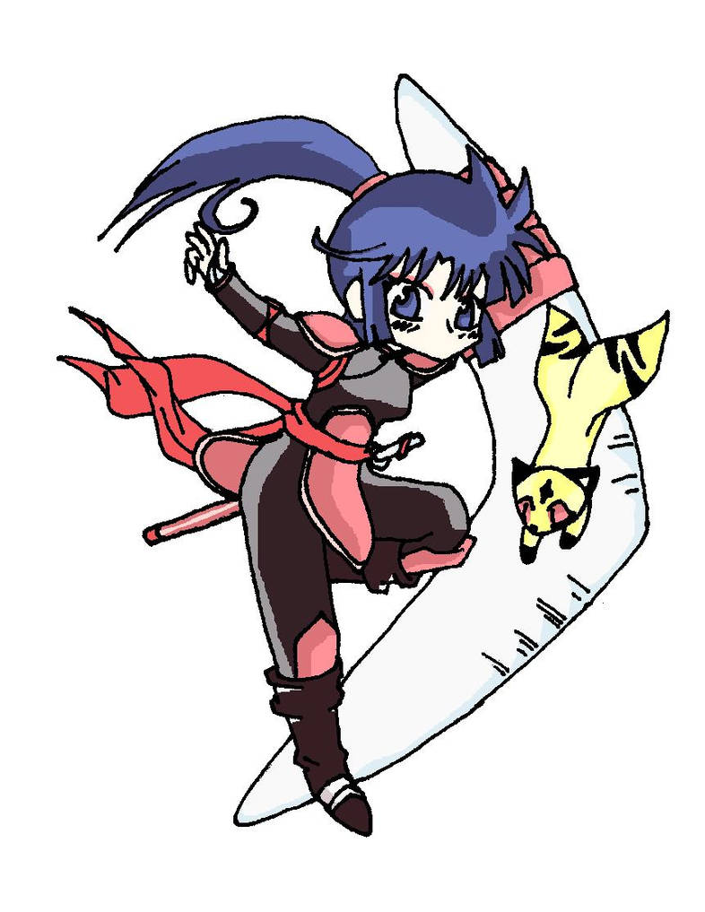 Sango and Kirara color by SONIC-ZX on DeviantArt