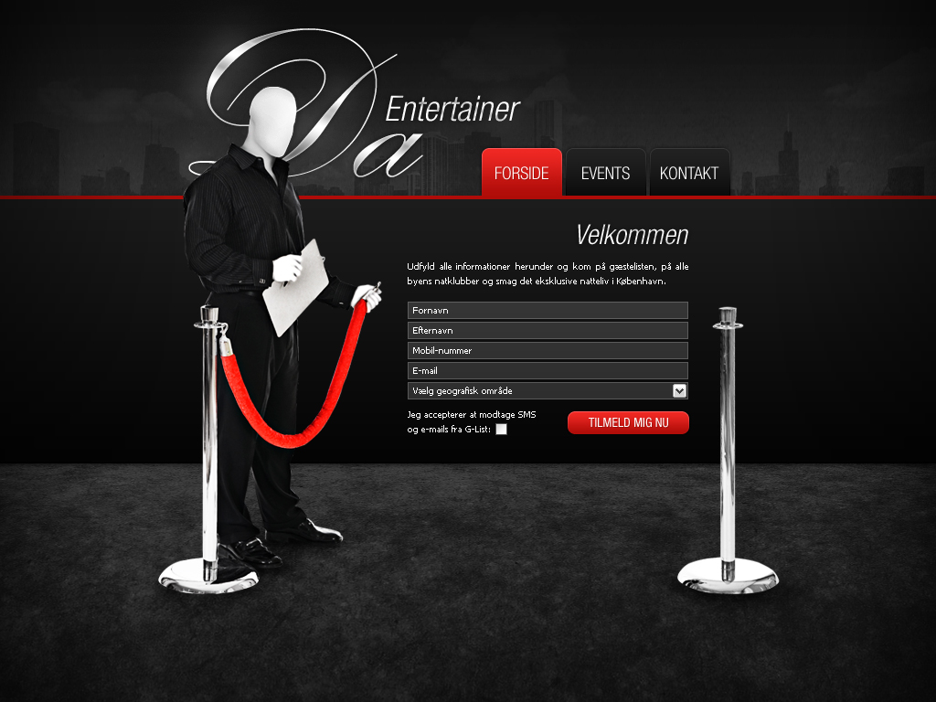 Da-Entertainer - Webdesign 1