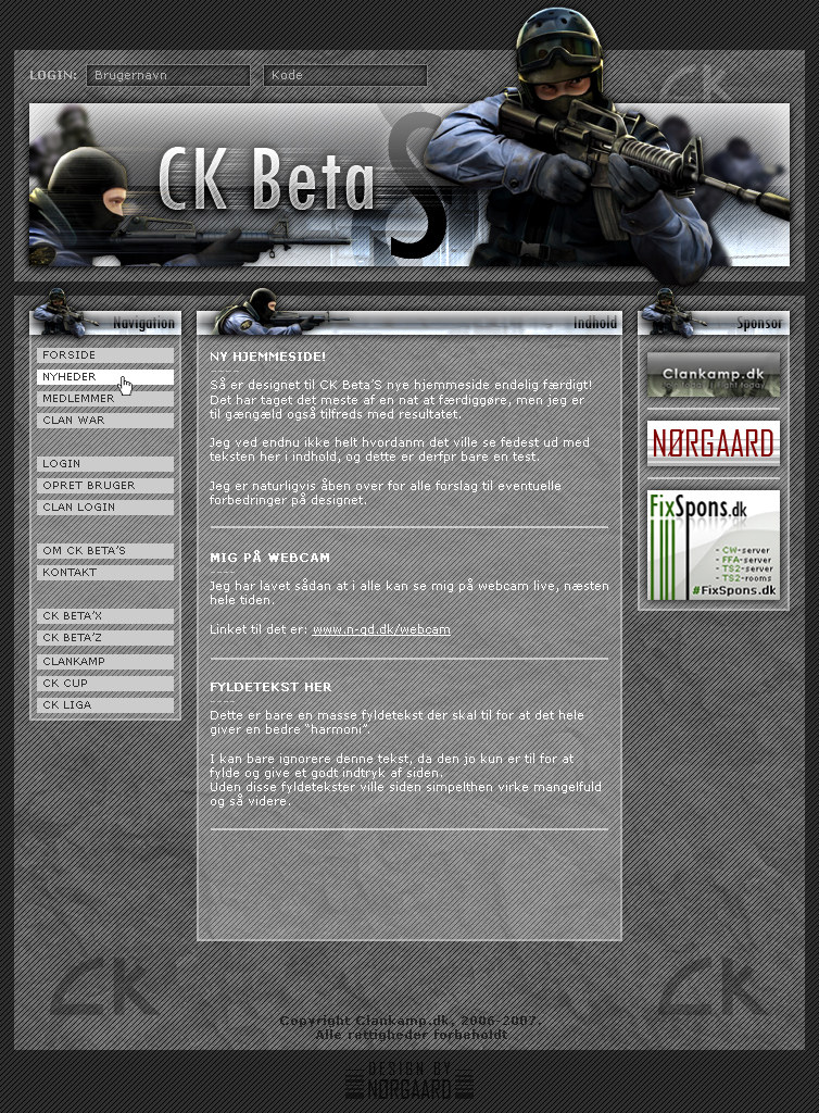 CK Beta - Webdesign