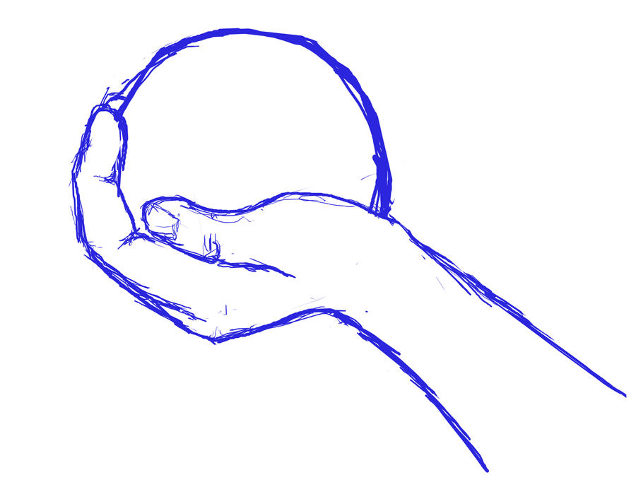 hand and ball