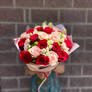 Bouquet Of Roses With Package