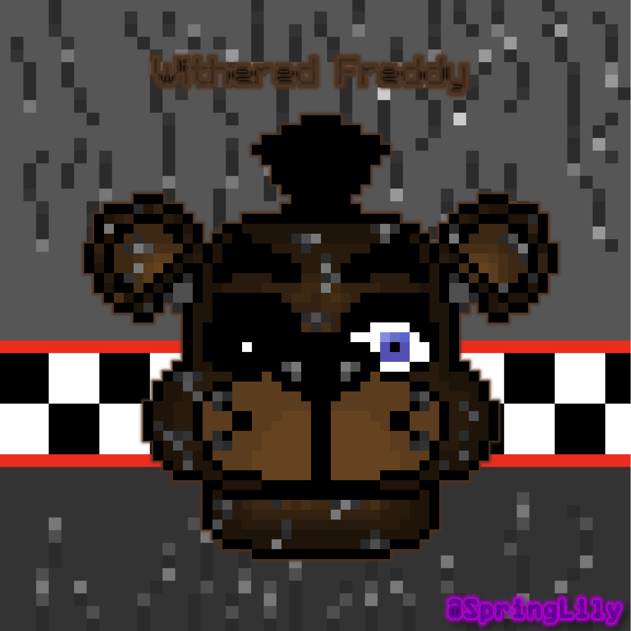 Pixilart - withered freddy  Fnaf drawings, Pixel drawing, Drawings