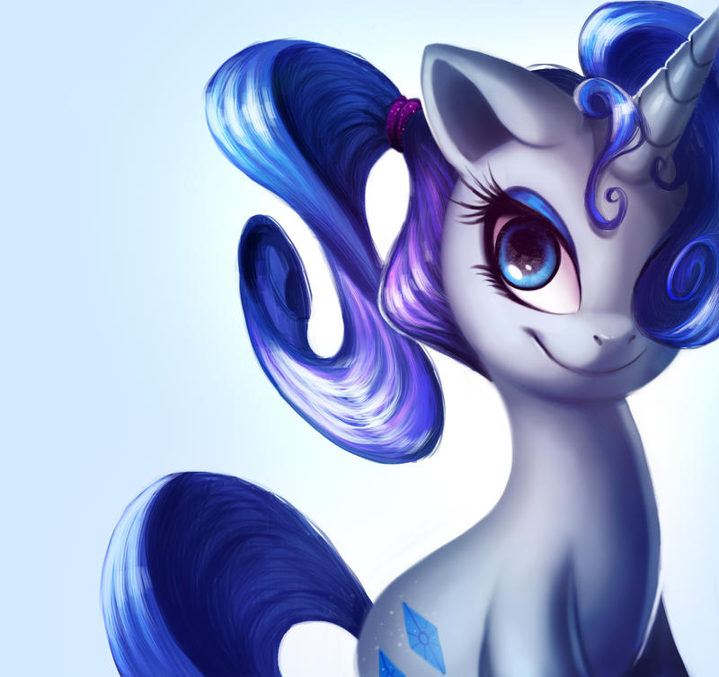 Pony Raritstia Rarity ponytail by Shira-hedgie on DeviantArt