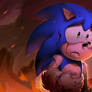 Sonic Forces Reveal Trailer painting