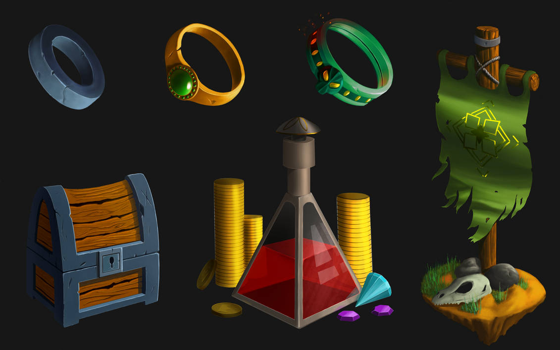 Box Game Props Game art props by FoxyRize on DeviantArt