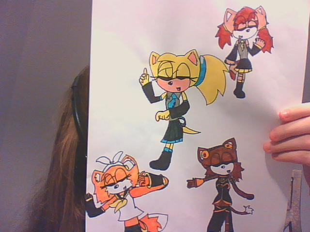 My Fancharacters as Vocaloids