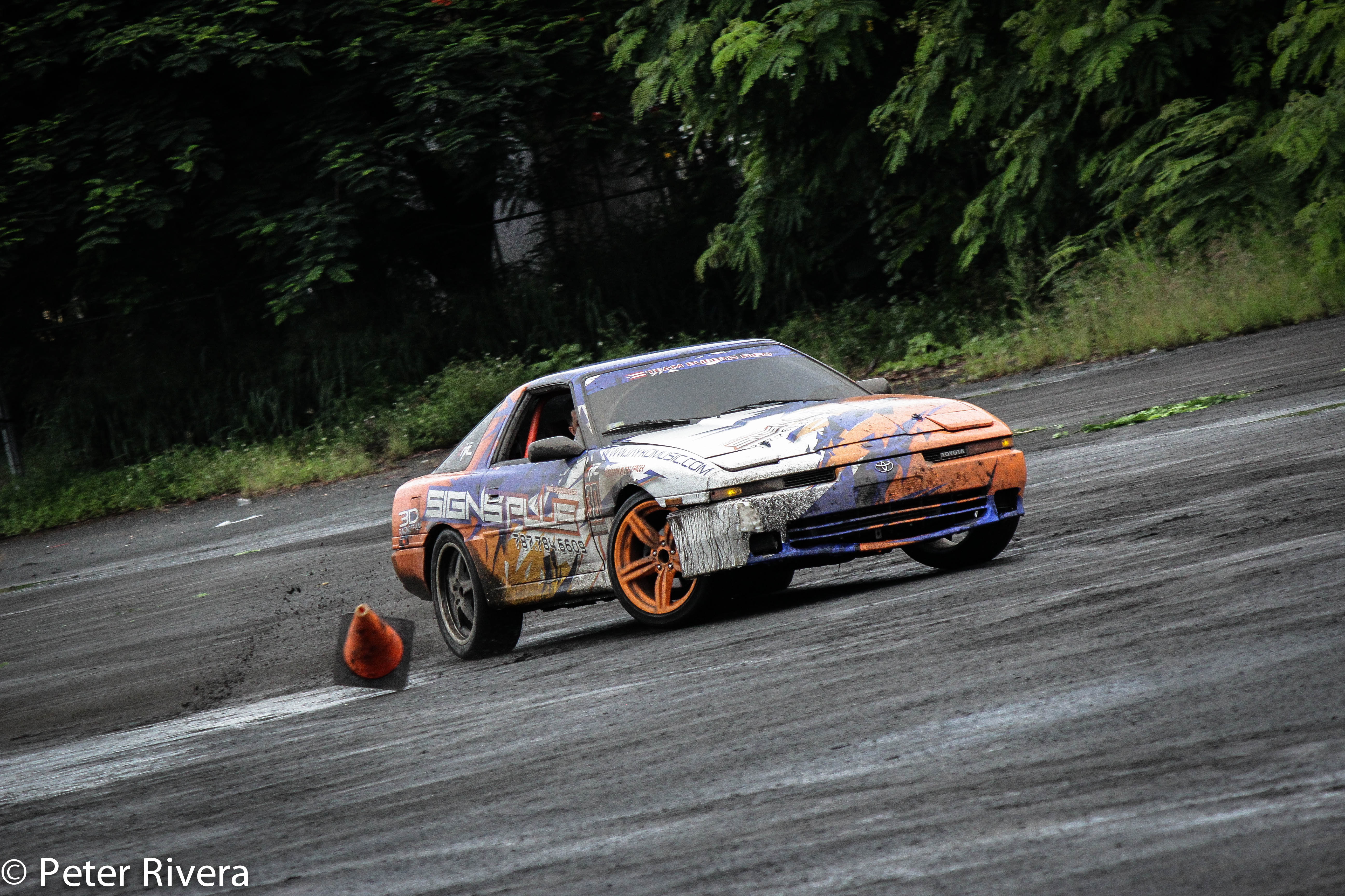 Drifting clipping point in Toyota Supra