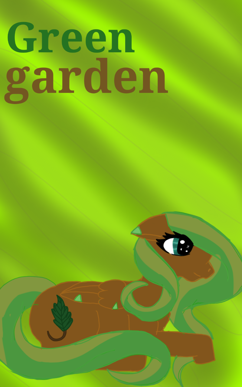 Green garden MLP OC {coloured}