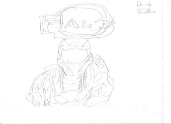 Drawing-2-17-15 (Halo: Combat Evolved Drawing)