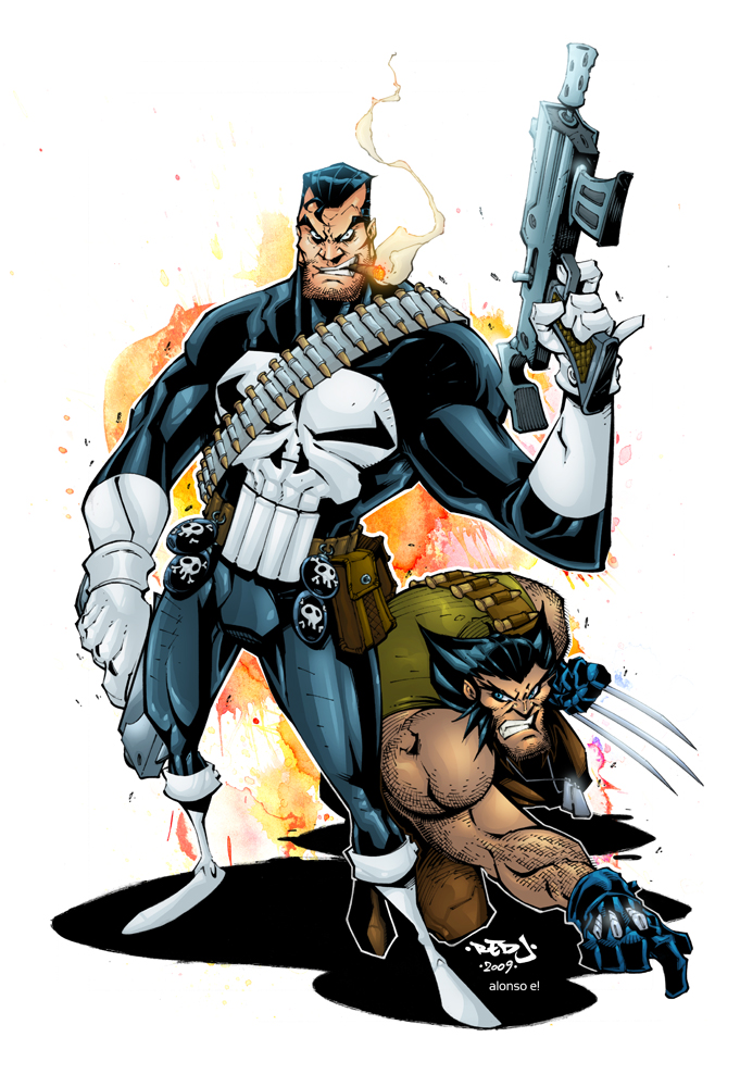 Punisher and Wolverine