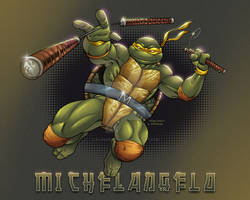 TMNT Michelangelo print