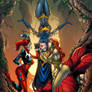 Batgirl, Poison Ivy and Harley Quinn