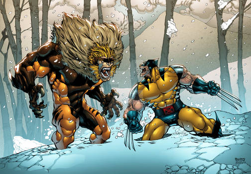 Wolverine and Sabertooth