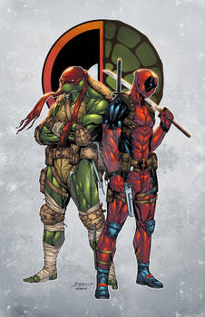 TMNT Raphael and Deadpool