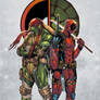 TMNT Raphael and Deadpool