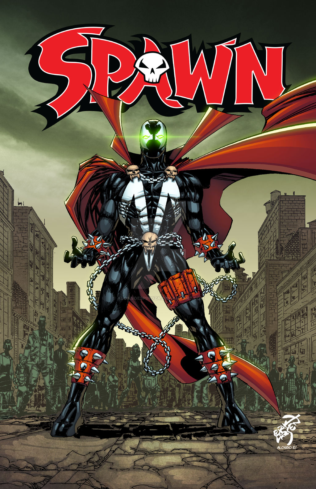Spawn 285 Spawn - Hell On Earth #285 by AlonsoEspinoza on DeviantArt